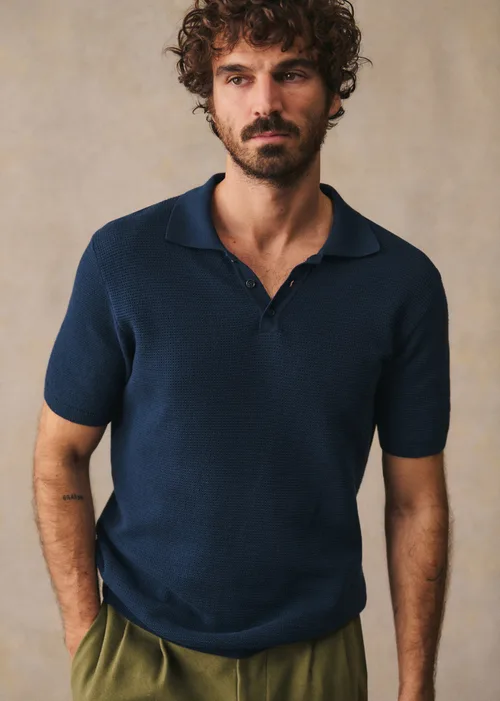 Polo Maille Simeone - Marine — image 2