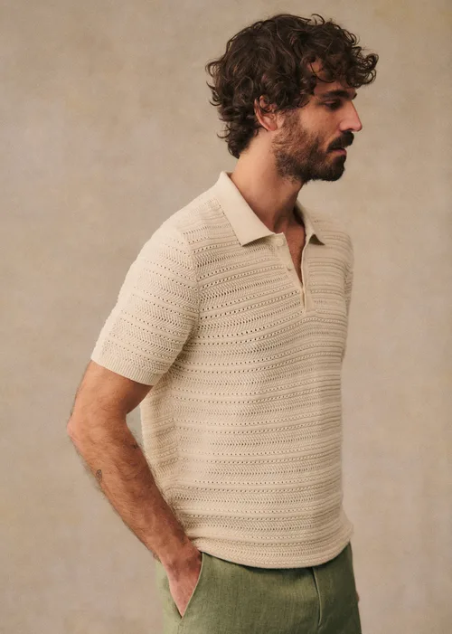 Polo Maille Pietro - Écru — image 4
