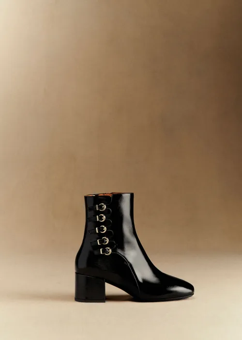 Bottines Leonie - Noir Vernis — image 4