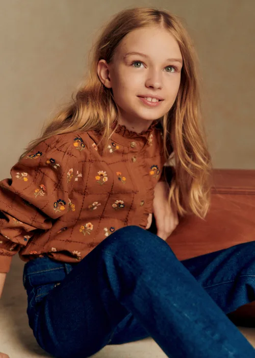 Chemise Chlo - Caramel / Broderie Herbier — image 5