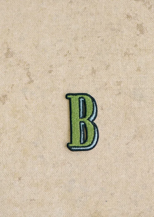 Ecusson vert / bleu - Lettre B - Vert — image 2