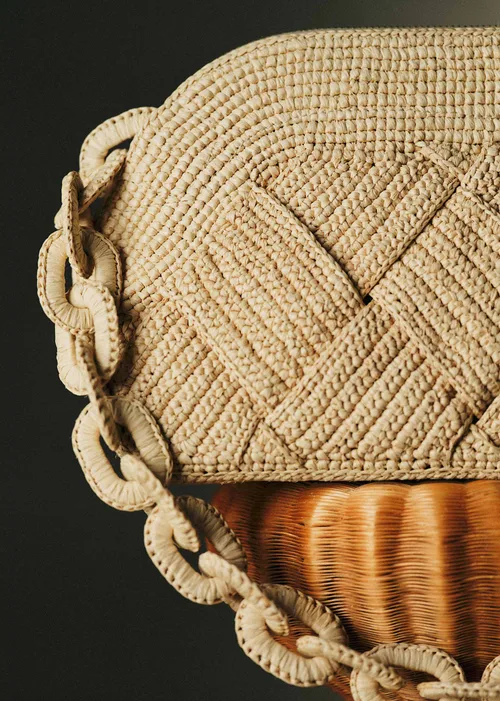 Sac Isabelle - Raphia Naturel Tressé — image 4