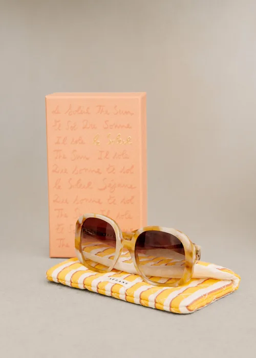 Lunettes de soleil Georgia - Écaille Jaune — image 6