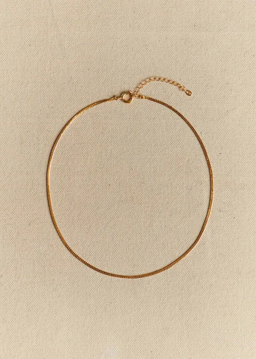 Collier Irma Plat - Doré — image 3