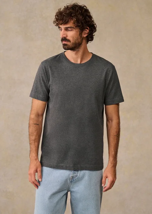 T-Shirt Kenneth - Anthracite chiné — image 6
