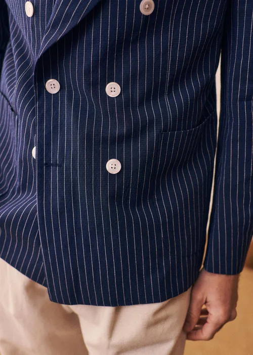 Veste Hampton - Marine Rayures Blanches — image 6