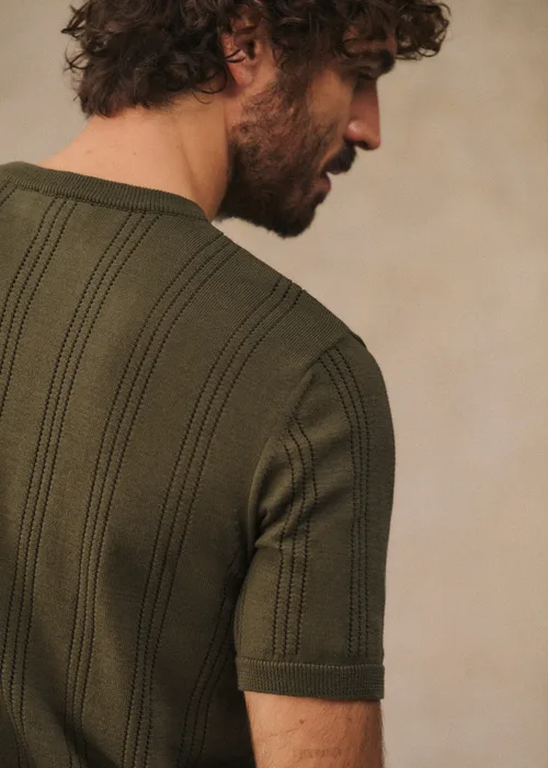 T-Shirt Maille Pio - Kaki — image 4