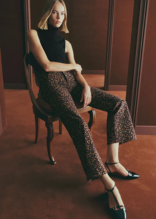 Le Flare - Imprimé Winter Leopard Big — image 5
