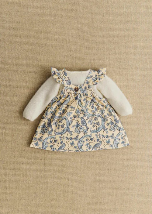 Robe Lucy - Petit Sézane x Antoinette Poisson - Imprimé Oiseaux Bleus — image 4