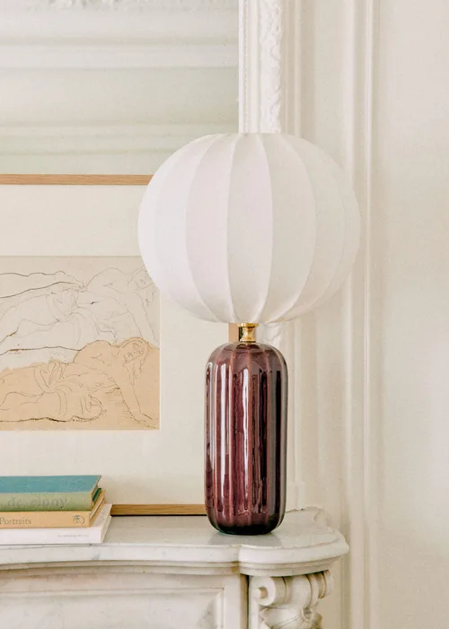 Lampe Traviata - Moka - Abat-jour Sonate - Écru — image 2