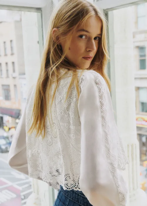 Chemise Beryl - Sézane x SEA NY - Ecru — image 3