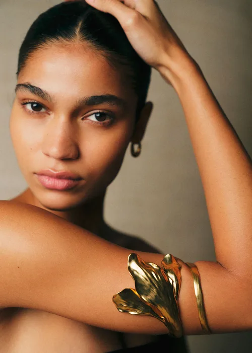 Bracelet de bras Elvira - Doré — image 3