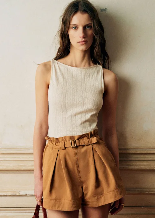 Top Fanny - Pointelle Crème