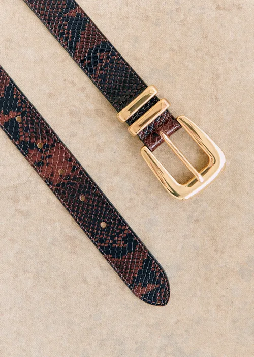 Ceinture Oria - Marron Python — image 3
