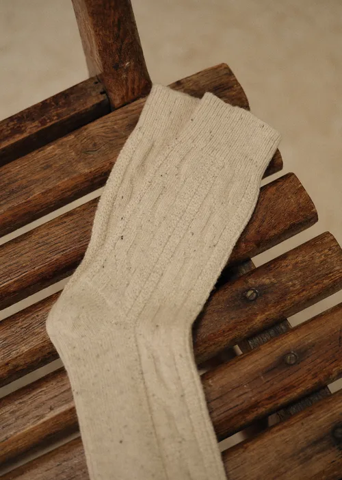 Chaussettes Rhoden - Écru — image 3