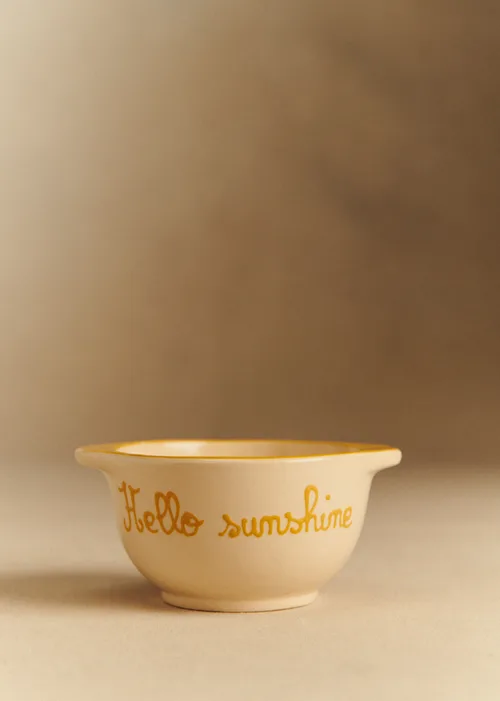 Bol Hello Sunshine - Sézane x Maison Roussot - Moutarde