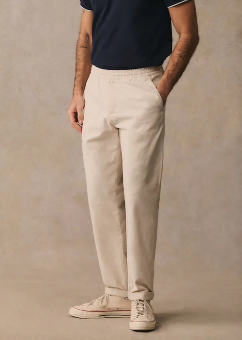 Pantalon Danny Coton Lin - Naturel — image 6