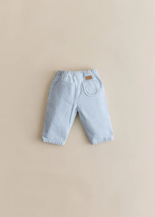 Pantalon Edgar - Denim Rayé Bleu — image 4