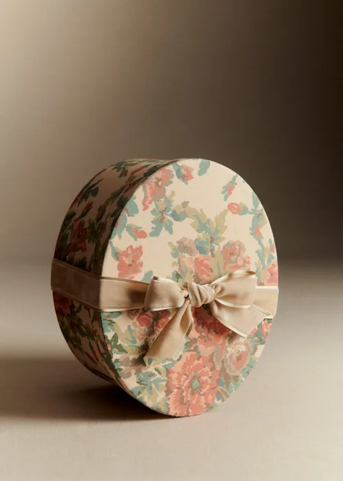 Boîte rangement ovale - petit modèle - Imprimé Bouquet Floral — image 2