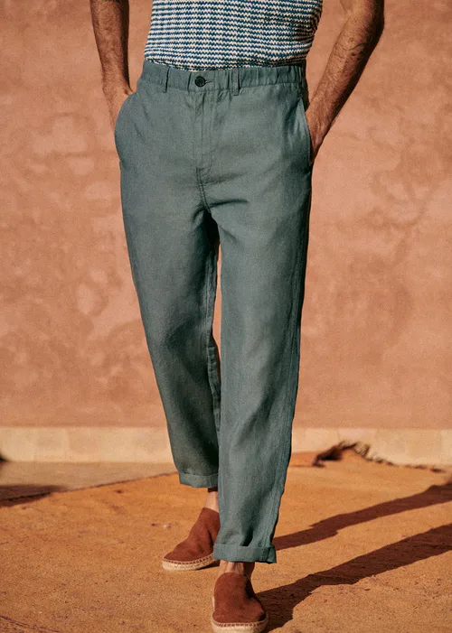 Pantalon Shane Lin - Bleu Acier — image 5
