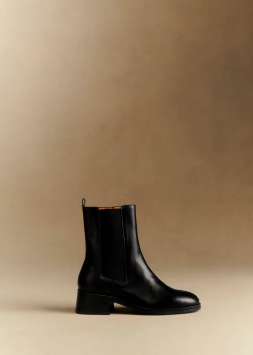 Bottines Low Agnès - Noir Glacé — image 7